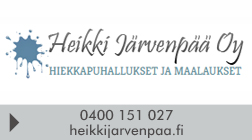 Hiekkapuhallus Heikki Järvenpää Oy logo